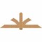 Ekena Millwork Redmond Smooth Timber Gable Bracket, Western Red Cedar, 72"W x 27"H x 5 1/2"D x 5 1/2"F, 9/12 Pitch GBW072X27X0606RED00SWR - alternate 1